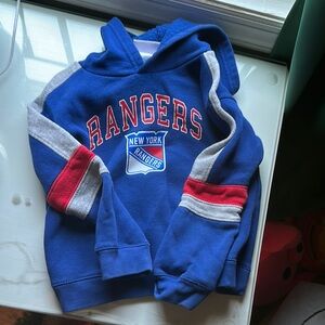 Kids Blue New York Rangers Hoodie